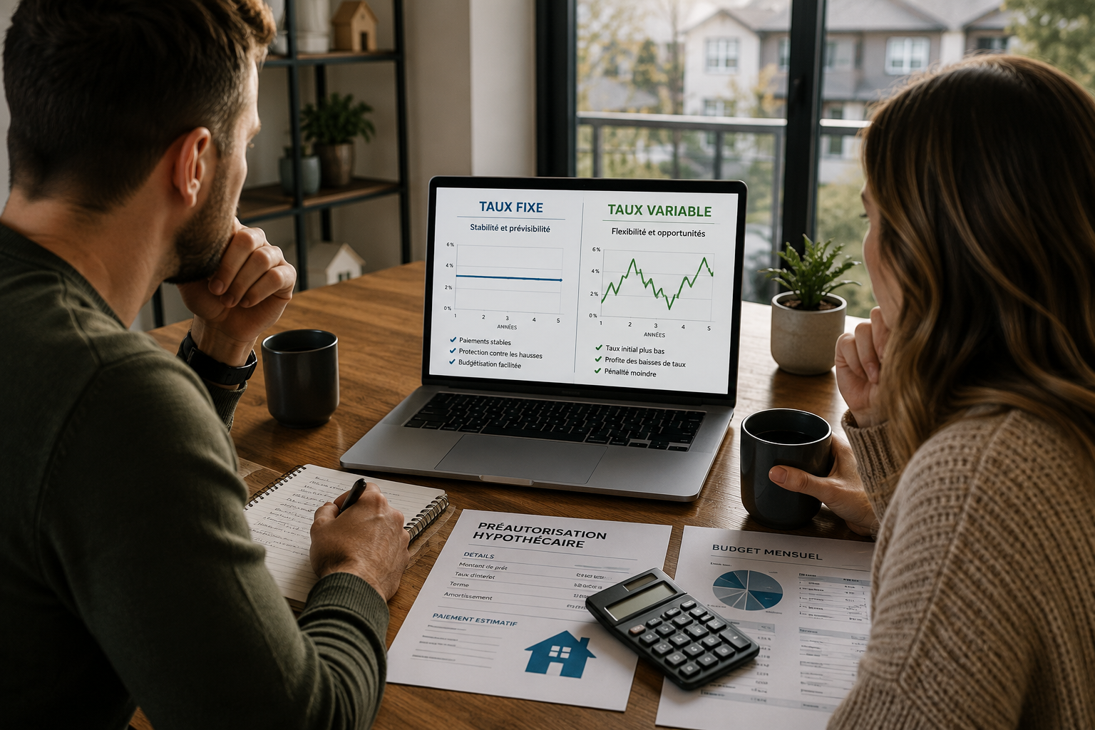 L'hypothèque à taux fixe vs variable : que choisir?