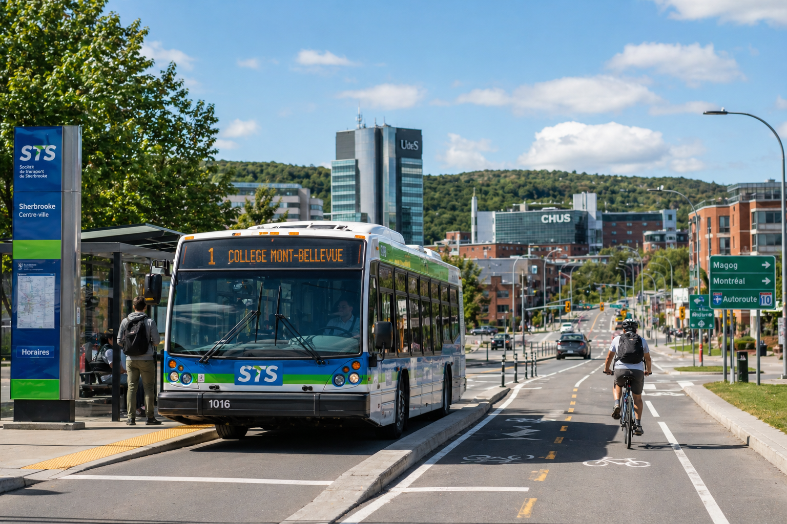 Le transport en commun et la mobilité à Sherbrooke