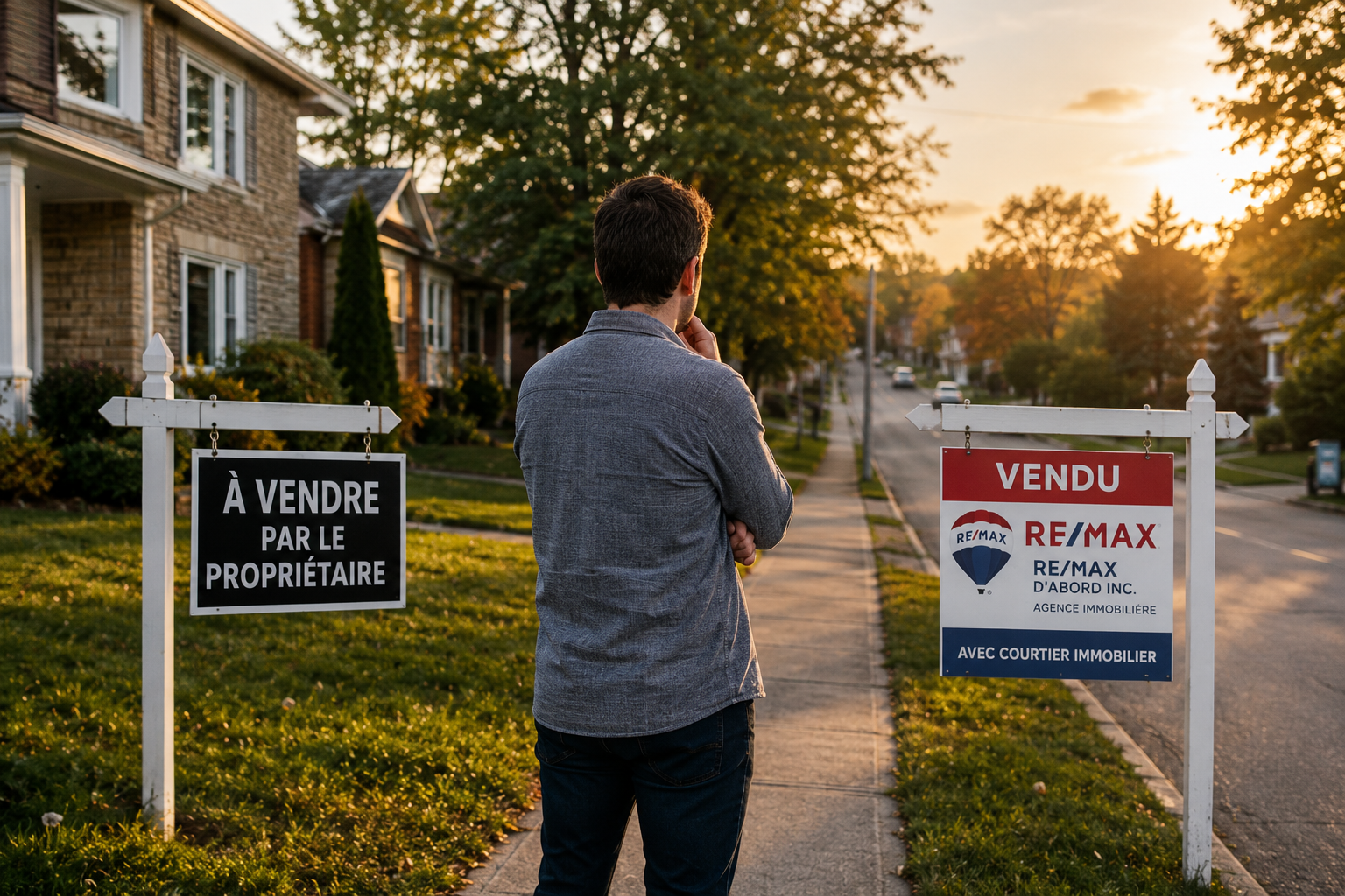 Vendre sa maison sans courtier ou avec courtier à Sherbrooke?